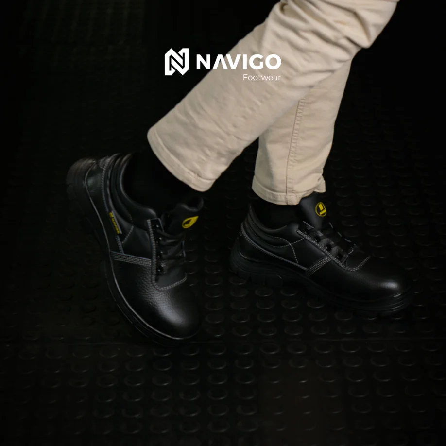 sepatu safety shoes pria terbaik original navigo footwear
