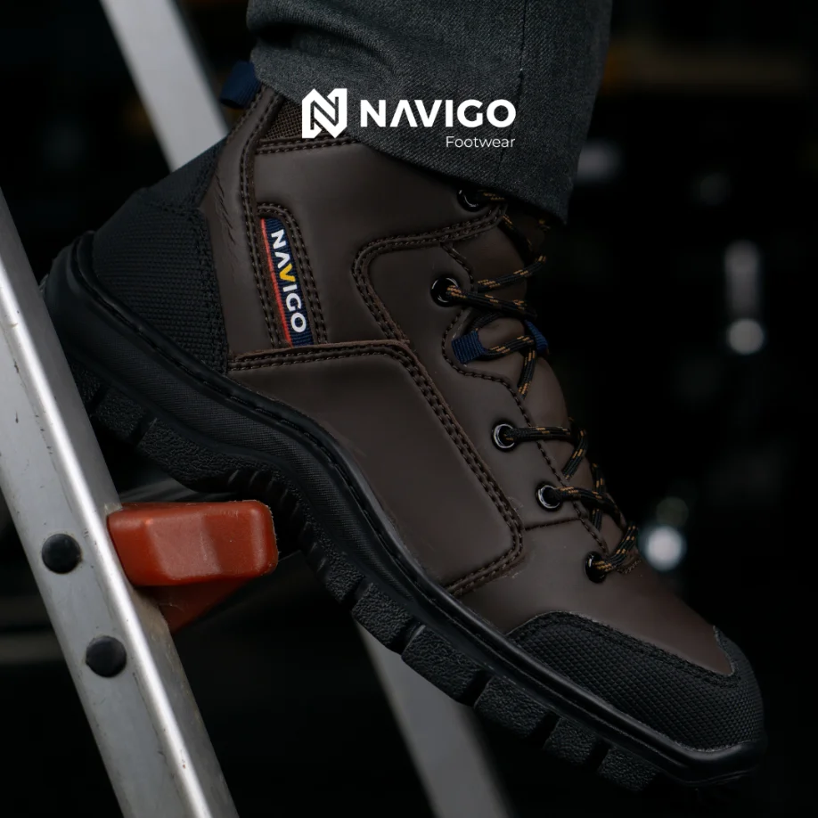 sepatu safety shoes pria terbaik original navigo footwear