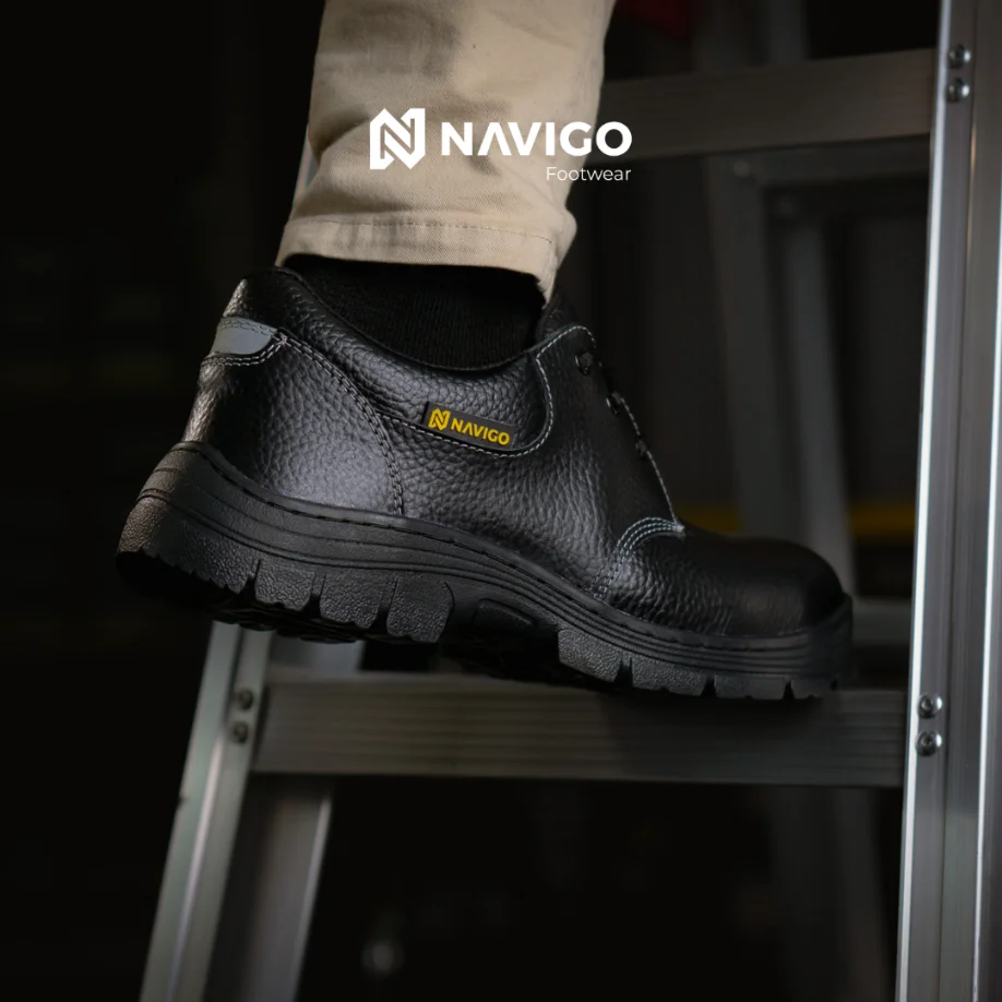 sepatu safety shoes pria terbaik original navigo footwear