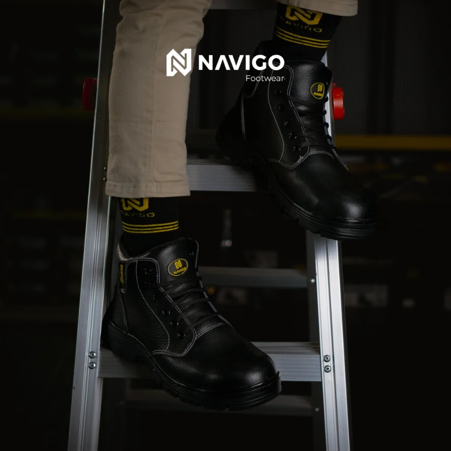 sepatu safety shoes pria terbaik original navigo footwear