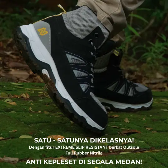 sepatu hiking mendaki kegiatan outdoor navigo footwear safety shoes