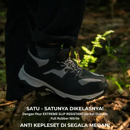 sepatu hiking mendaki kegiatan outdoor navigo footwear safety shoes